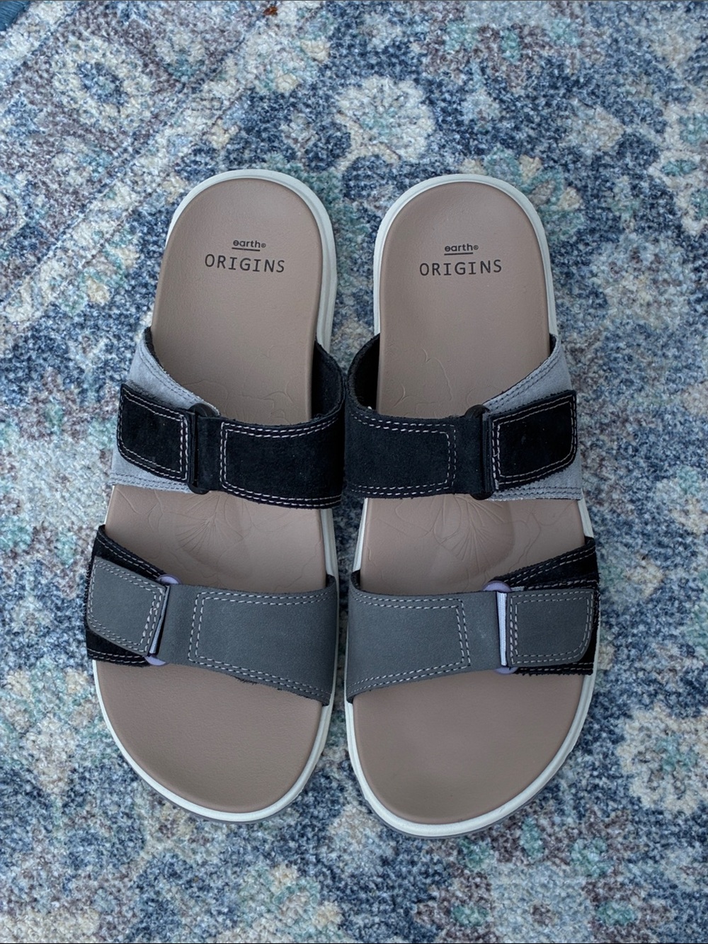 Earth Origins Vesper Two Strap Slide Sandals